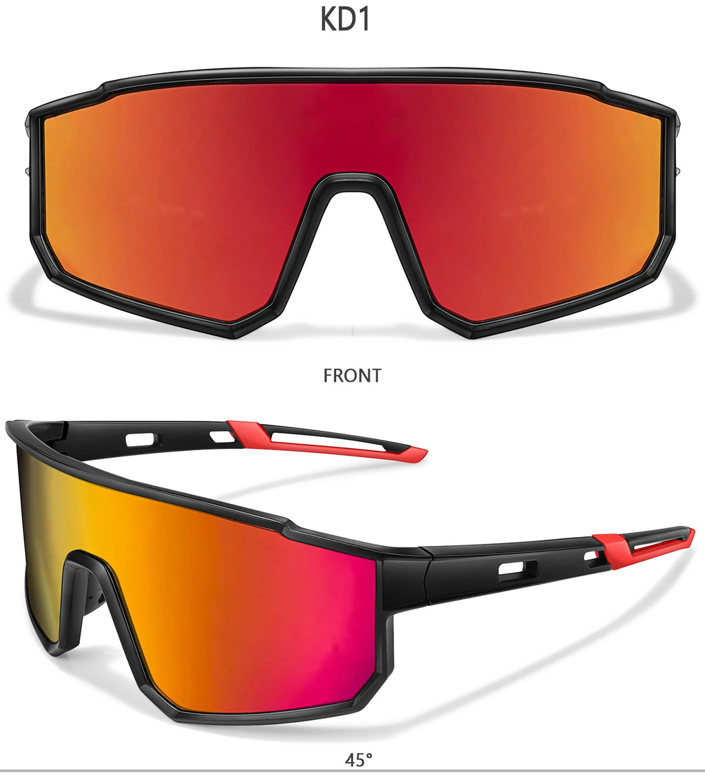 Trendige Angel-Sonnenbrille für Damen und Herren, lässige, winddichte Brille mit UV-Schutz für Outdoor-Sportarten, Laufen, Radfahren