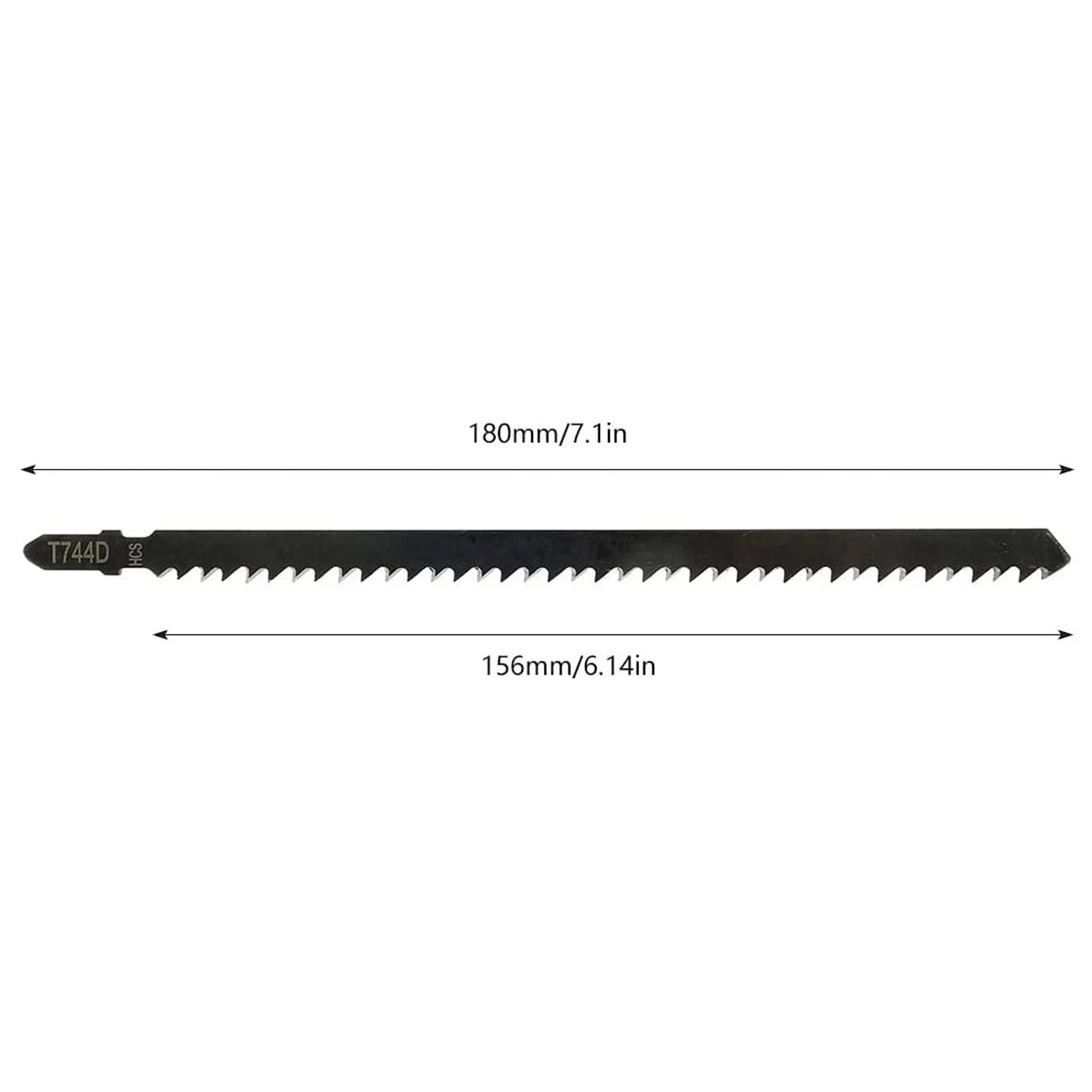 5PCS T744D Professionelle Jigsaw Klinge Set 180mm Lange Jig Sägeblätter Für Holz Metall Gerade Schneiden T-schaft Jig Sägeblatt