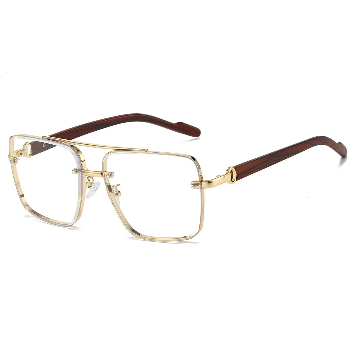 KAMMPT Mode Retro Quadratische Metall Shades frauen Original Marke Design Fahren Sonnenbrille Neue Doppel Brücke Pilot Sonnenbrille