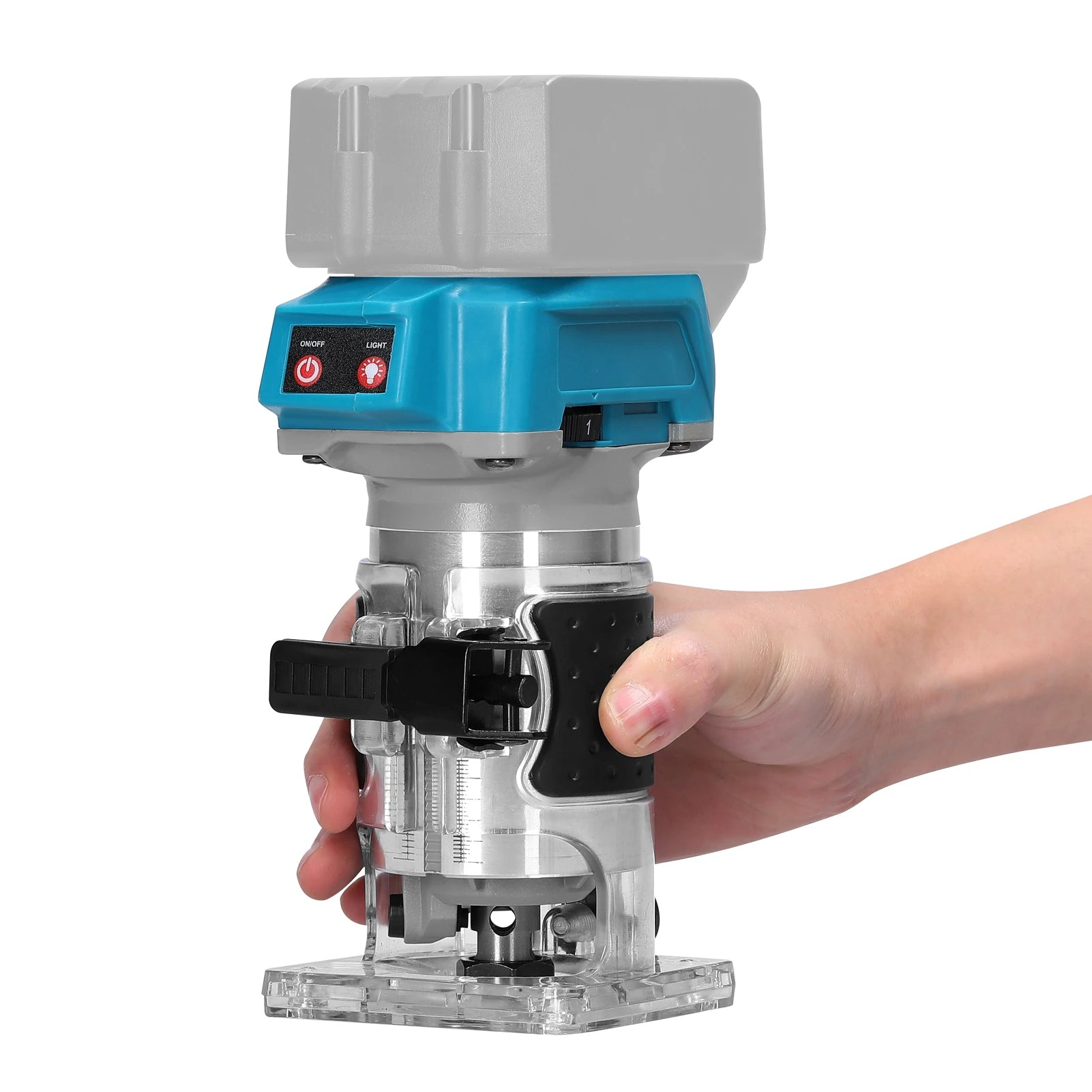 Holzbearbeitung Elektrische Trimmer Bürstenlosen Trimmen Maschine Holz Router Fräsen Gravur Schlitzen Maschine Für Makita 18V Batterie