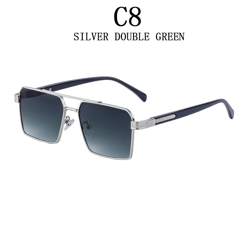 2023 quadratische Sonnenbrille für Männer Luxus Sonnenbrille Frauen trend ige Vintage Mode Brille Sonne Gafas de Sol Hombre Lünette Soleil Femme