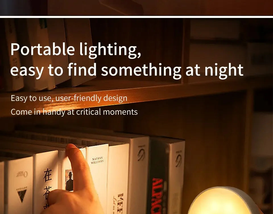 LED-Unterschrankleuchten mit Bewegungsmelder, Nachtlicht, wiederaufladbar, kabellose USB-Lampe für Treppen, Schrank, Küche, Schlafzimmer, Flur
