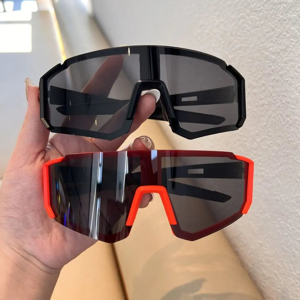 UV Sandproof Radfahren Sonnenbrille Klare Anti Strahlung Objektiv Outdoor Sport Brille Schutz Übergroße Winddichte Gläser