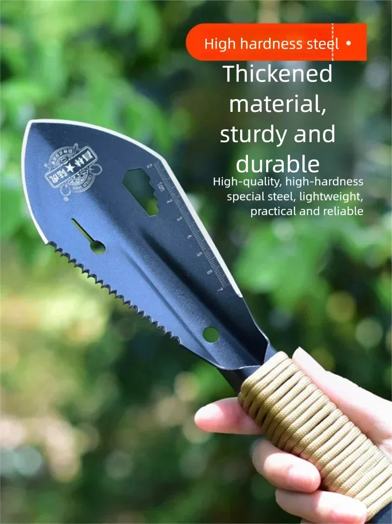 Multifunktionale Garten Schaufel Sägezahn Hex Wrench Graben Kelle Messer Speer Garten Bonsai Spaten Werkzeug Überleben Military Schaufel