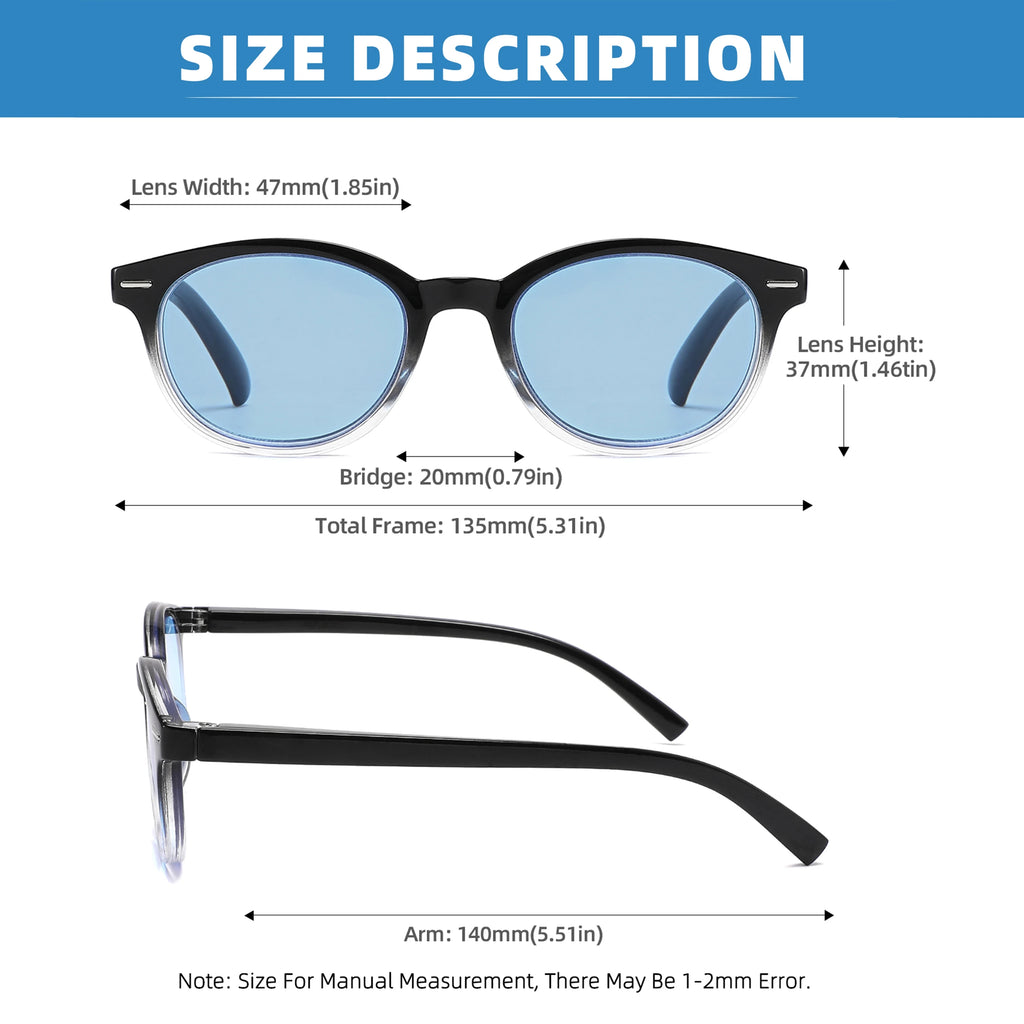 Lesesonnenbrille für Damen und Herren, quadratisch, klassischer Rahmen für den Außenbereich, Sonnenbrille, Lesebrille mit Dioptrien-Federscharnier
