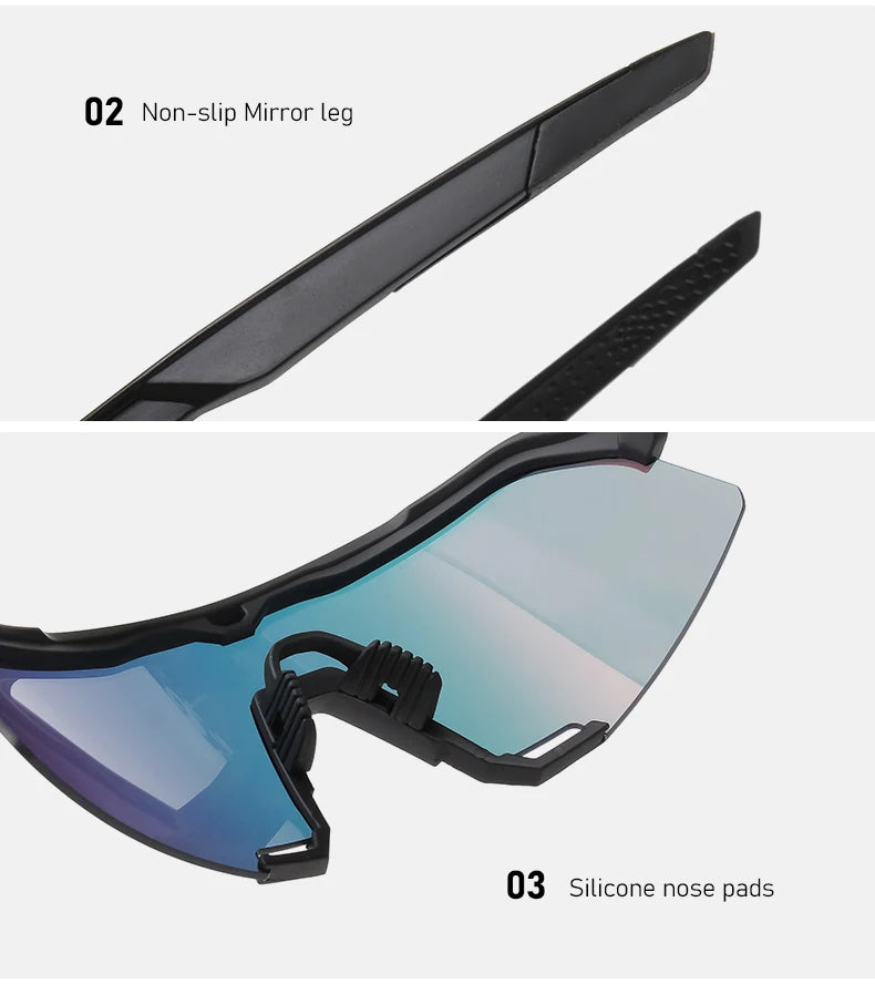 Sport-Radsportbrillen S6 Radsportbrillen für Männer und Frauen Straßenfahrrad-Brillen Mountainbike-Sonnenbrillen Sport-Eyewear TR90