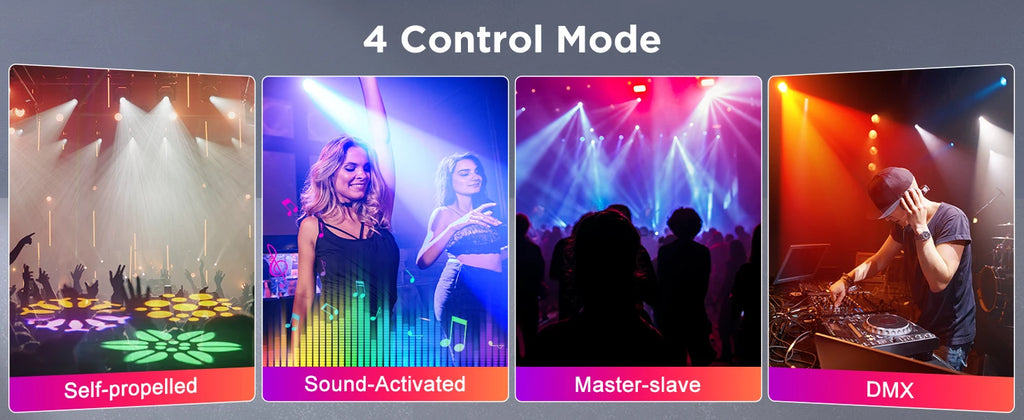 2 Stück 50W Beam Moving Head Licht RGB Farbmischung Musterlichter Bühneneffektbeleuchtung für Disco Show Konzert Party KTV Theater