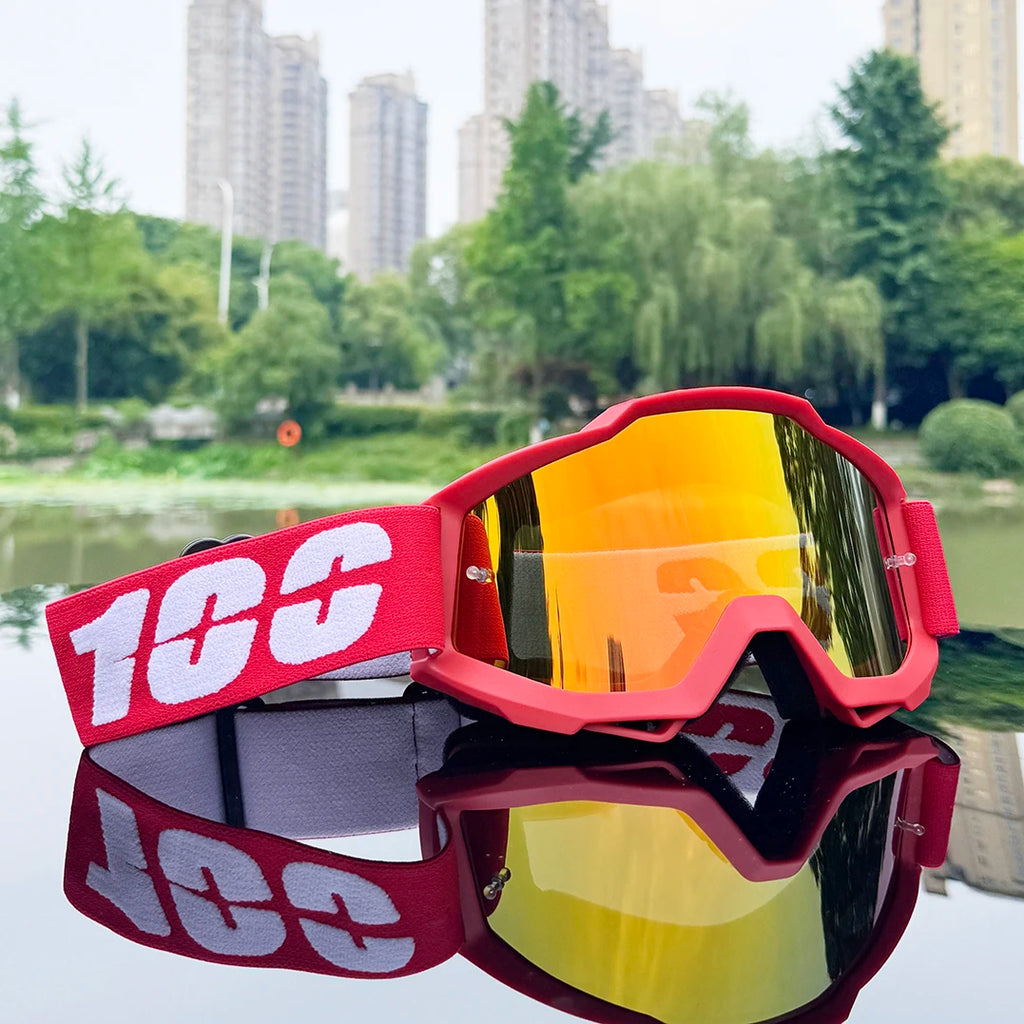 Neue Motorrad Brille Motocross Sicherheit HD Linsen Brille Dirt Bike ATV Ski MTB Brille MOTO Outdoor Radfahren Sonnenbrille