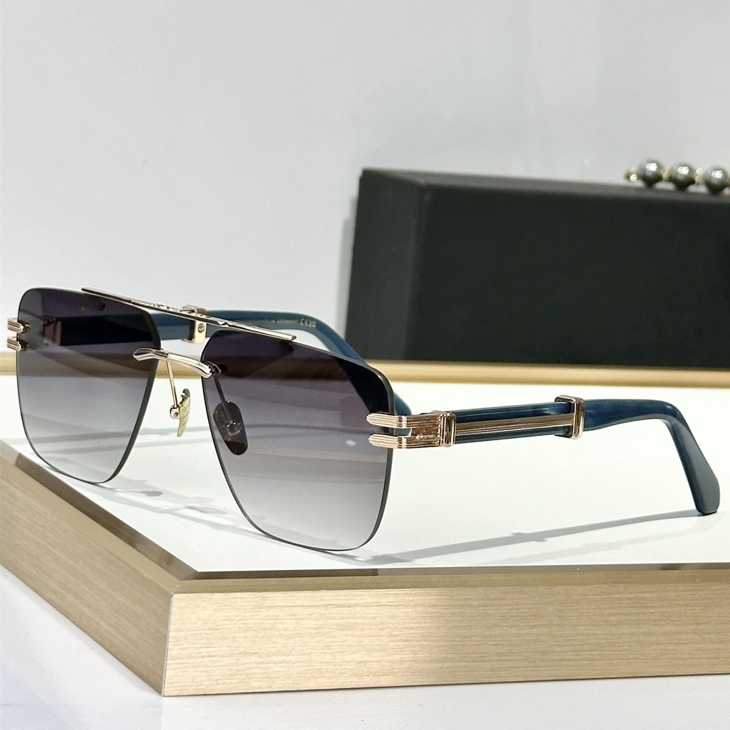 Double Bridge Sonnenbrille für Herren Z102 Original Classic UV400 Rahmenschutz Herren Sonnenbrille Outdoor zum Angeln Dirving