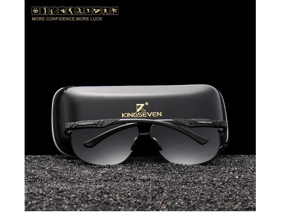 KINGSEVEN Polarisierte Aluminium Sonnenbrille Männer UV400 HD Objektiv Pilot Augenschutz Photochrome Gläser Frauen Nachtsicht Brillen