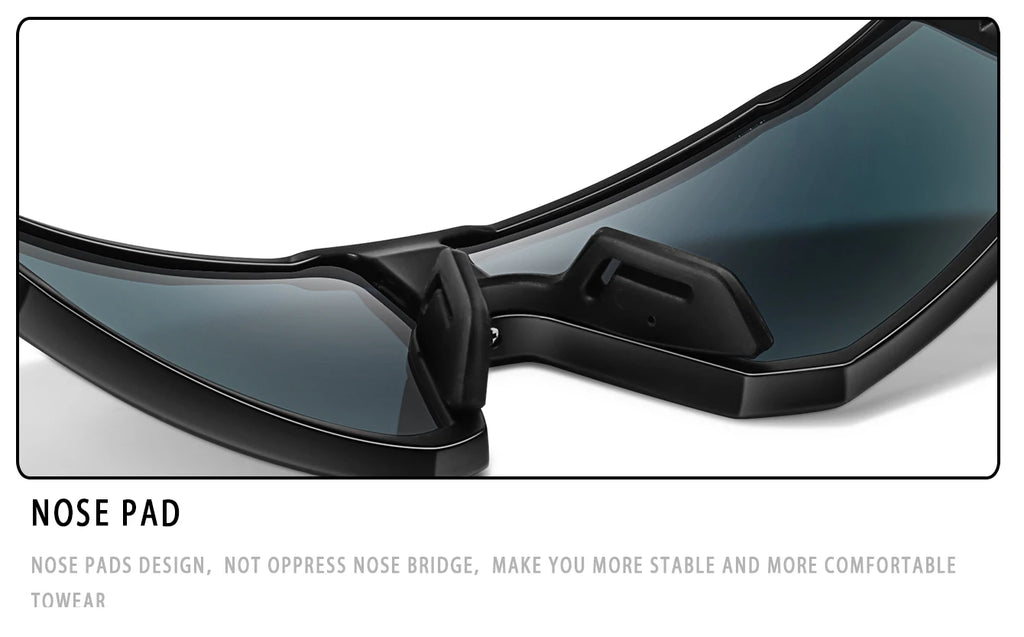Trendige Angel-Sonnenbrille für Damen und Herren, lässige, winddichte Brille mit UV-Schutz für Outdoor-Sportarten, Laufen, Radfahren