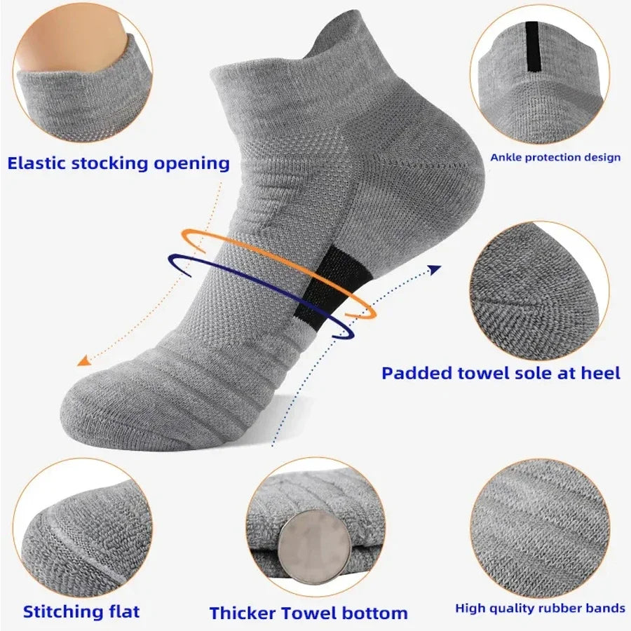 1/3 Pairs Anti-slip Fußball Socken Männer Baumwolle Socke Kurze Lange Röhre Fußball Basketball Sport Socken Atmungsaktive Deodorous socke 39-45
