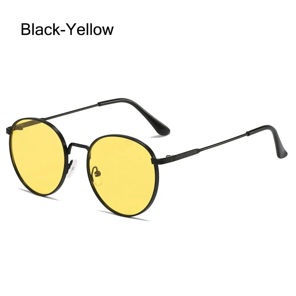 Kreis Runde Sonnenbrille Mode Vintage Sommer Metallrahmen Sonnenbrille UV-Schutz Retro Shades für Damen Herren