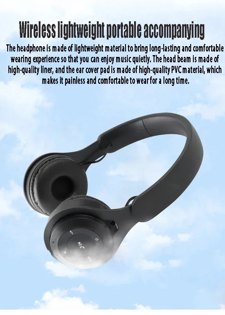 Stereo Y08 Headset 5,3 Bluetooth Headset Klapp Drahtlose Sport Kopfhörer Gaming Headsets Over-Ear Kopfhörer für Android ios