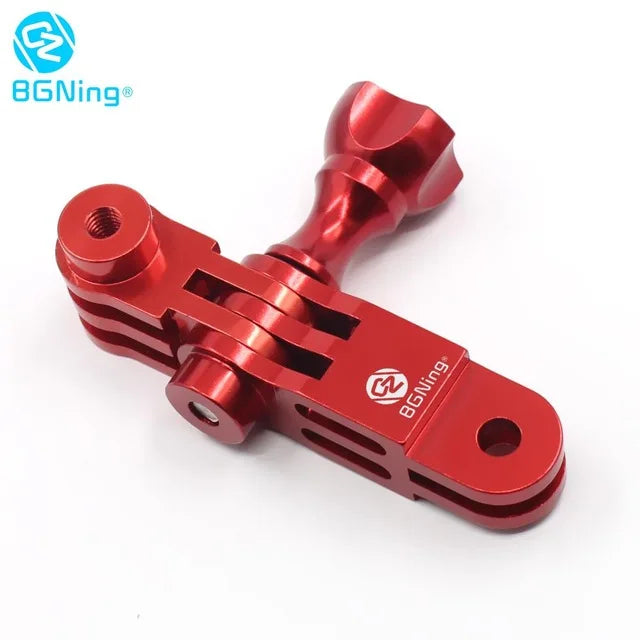 CNC-Aluminium-Drei-Wege-Schwenkarm-Montageadapter für GOPRO Hero 13 12 11 10 Session Yi SJcam EKEN Sony DJI Action Kamerastativ