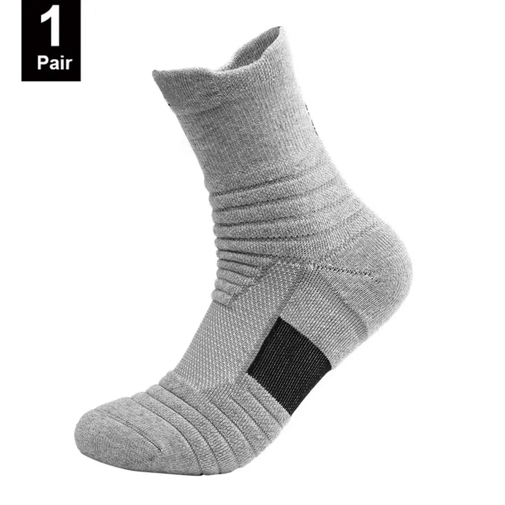 1/3 Pairs Anti-slip Fußball Socken Männer Baumwolle Socke Kurze Lange Röhre Fußball Basketball Sport Socken Atmungsaktive Deodorous socke 39-45