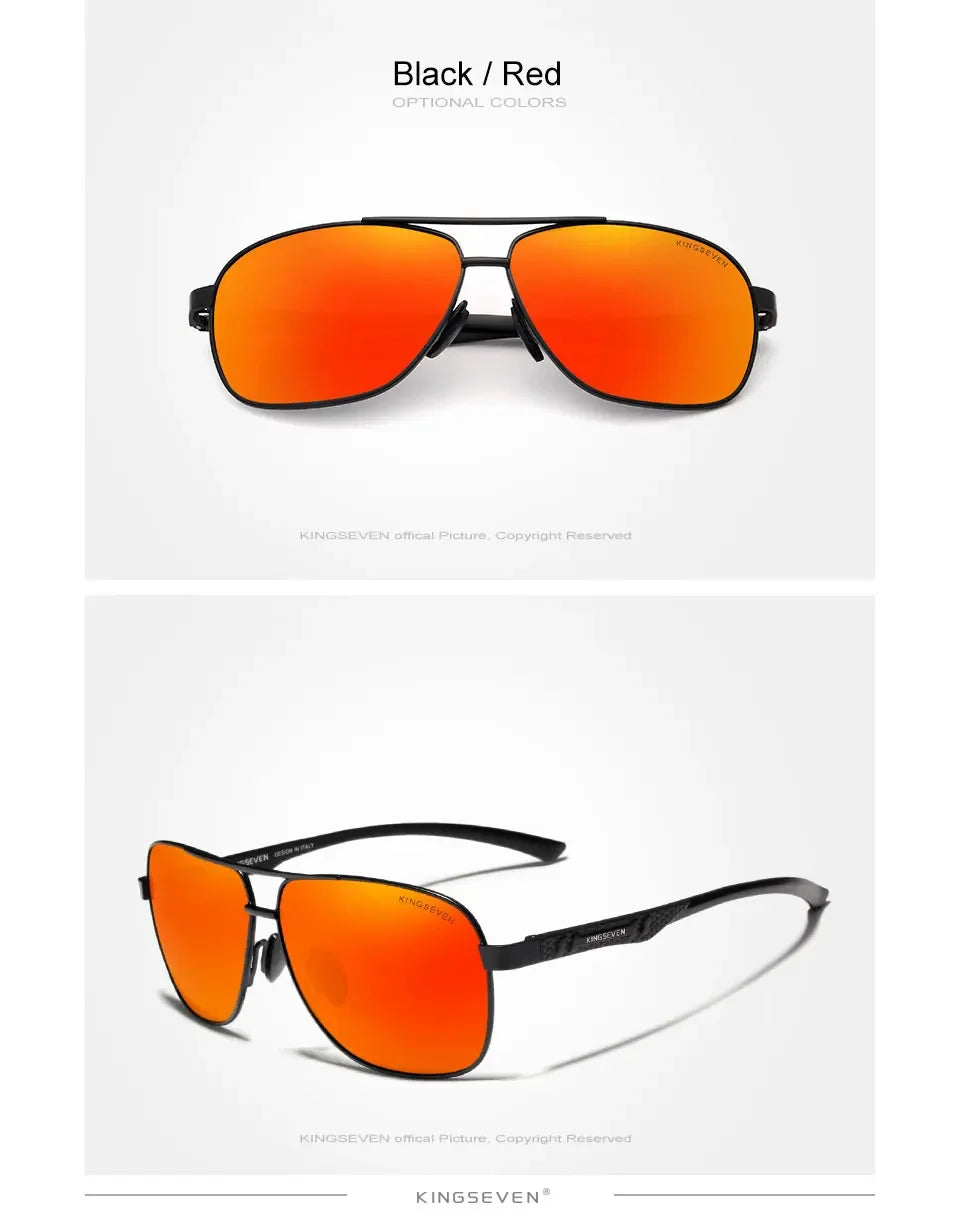 KINGSEVEN Polarisierte Aluminium Sonnenbrille Männer UV400 HD Objektiv Pilot Augenschutz Photochrome Gläser Frauen Nachtsicht Brillen