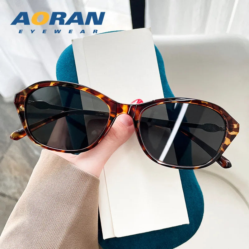 Sonnenbrille für Damen, Modetrend, hochwertige Rahmenbrille, Sonnenbrille mit kleinem Rahmen