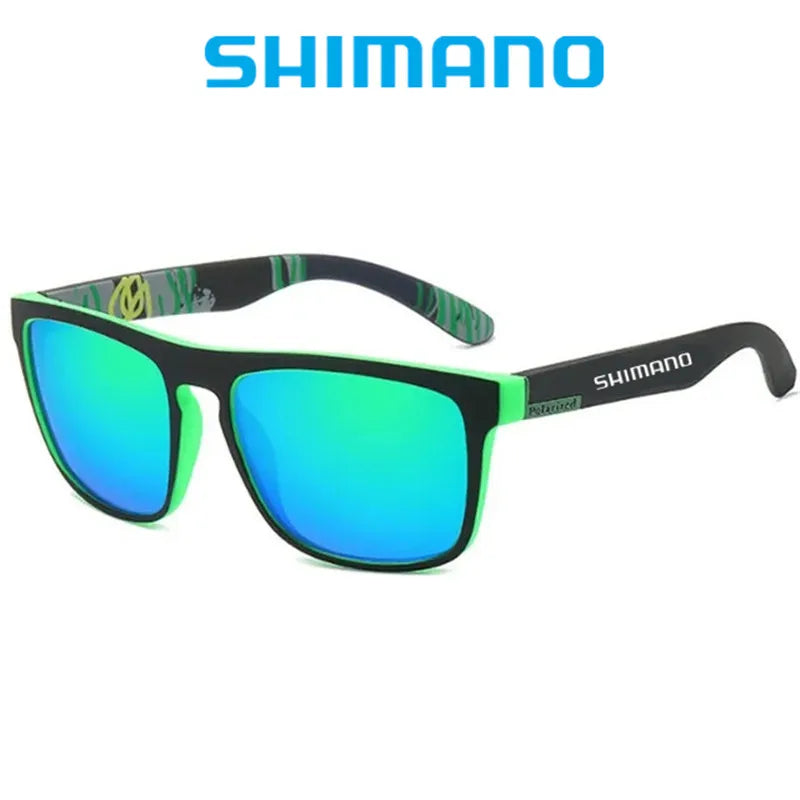 Klassische quadratische polarisierte Unisex-Outdoor-Sport-Sonnenbrille zum Angeln, Jagen, Radfahren, Fahren, Bergsteigen, UV400, blendfrei