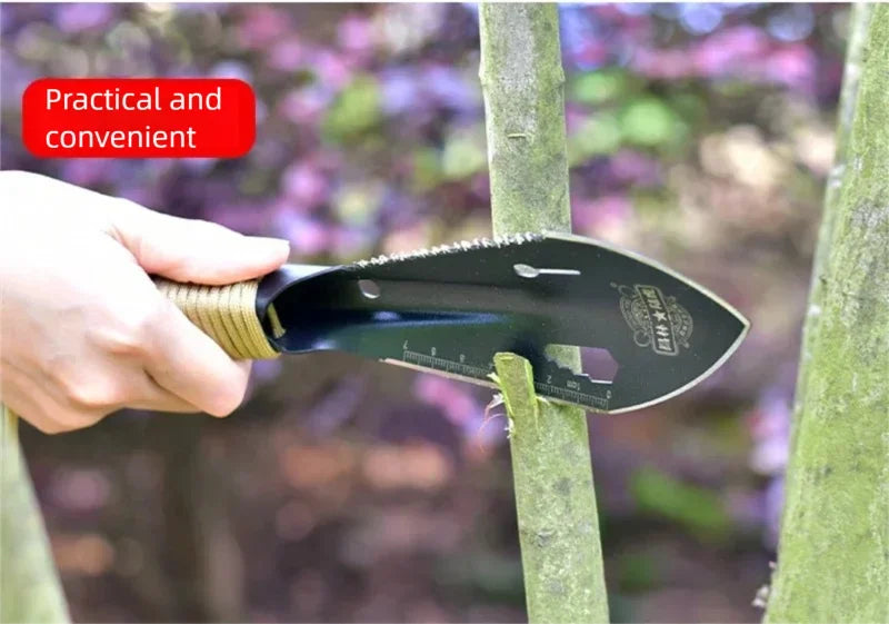 Multifunktionale Garten Schaufel Sägezahn Hex Wrench Graben Kelle Messer Speer Garten Bonsai Spaten Werkzeug Überleben Military Schaufel