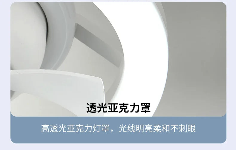 Neueste 360 ° bewegliche Kopf Decken ventilatoren Licht e27 LED-Fernbedienung RGB dreistufige Wind geschwindigkeit Wohnzimmer Esszimmer Schlafzimmer heiß