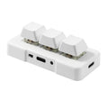 Mk321bt 3-Tasten Mini-Tastatur mit mechanischem blauen Schalter USB BT Dual-Mode-Verbindung für Office-Spiel Multimedia