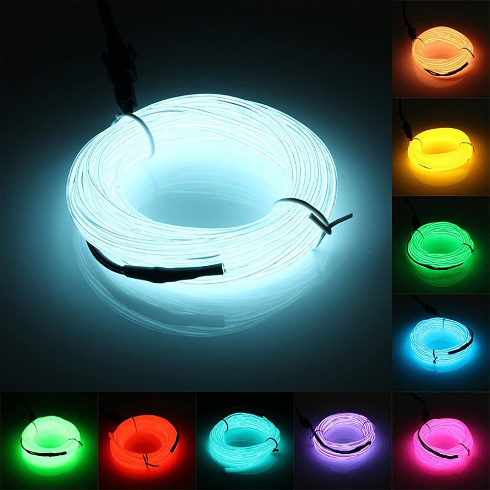 5m Auto Innenraum LED-Streifen Licht Neon El Verkabelung dekorative Lampe für Auto DIY flexible Umgebungs licht USB Party Atmosphäre Diode