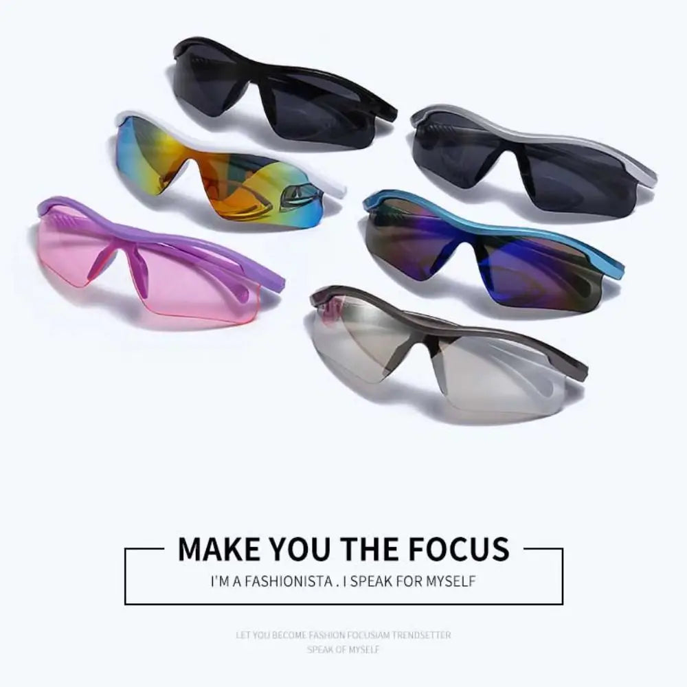 Outdoor-Sport Sonnenbrille Mode Frauen Männer halb randlose Sonnenbrille Fahrrad brille Fahrrad brille