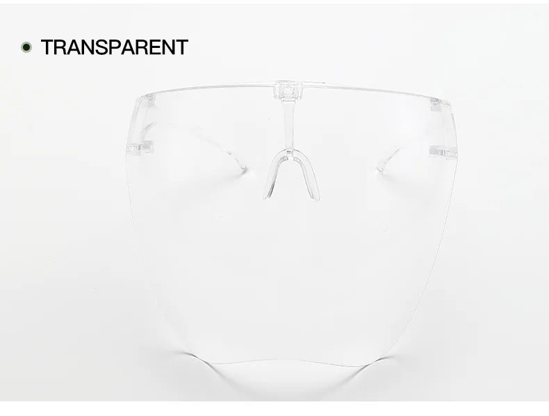 Vollgesichts-Sonnenbrille, Maske für Damen und Herren, schützende Gesichtsschutzbrille, bedeckte kugelförmige Linse, Anti-Spray-Fahrrad-Sonnenbrille