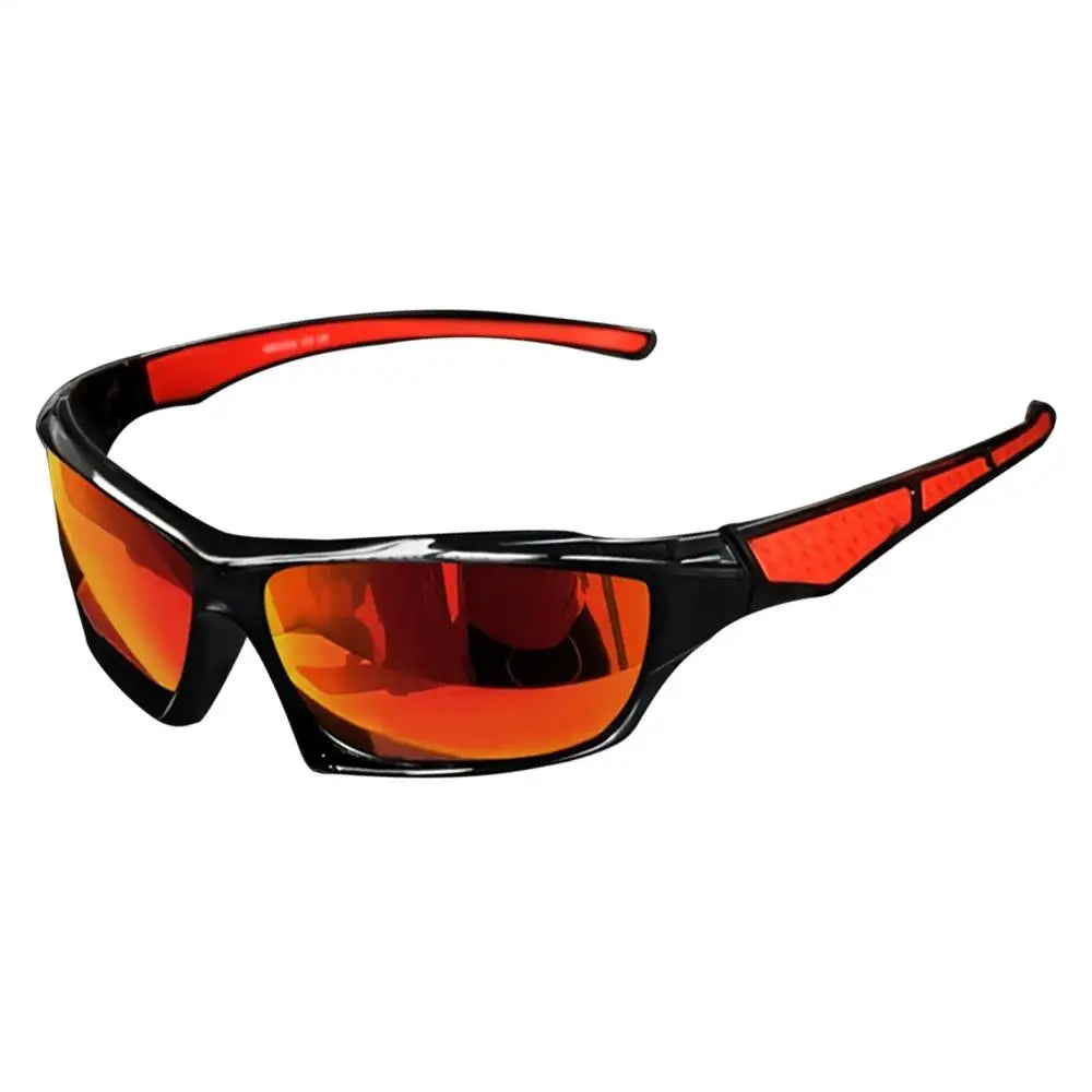 Polarisierte Sonnenbrille für Herren, umfassender Schutz, Sonnenbrille, bequemer, leichter Rahmen, Sportbrille zum Fahren, Angeln
