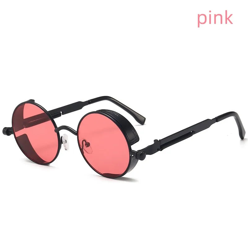 Steampunk Brille neue Mode runde Sonnenbrille Europa und die Vereinigten Staaten Retro Brille Trend Männer und Frauen Modelle Sonnenbrillen