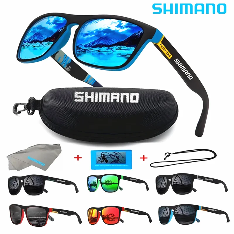Klassische quadratische polarisierte Unisex-Outdoor-Sport-Sonnenbrille zum Angeln, Jagen, Radfahren, Fahren, Bergsteigen, UV400, blendfrei