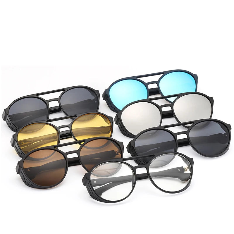 Anti-Blend-Oval-verschreibung pflicht ige Myopie-Sonnenbrille fertig männliche weibliche bunte Linsen-Dioptrien brille 0-150-171 bis-0,5