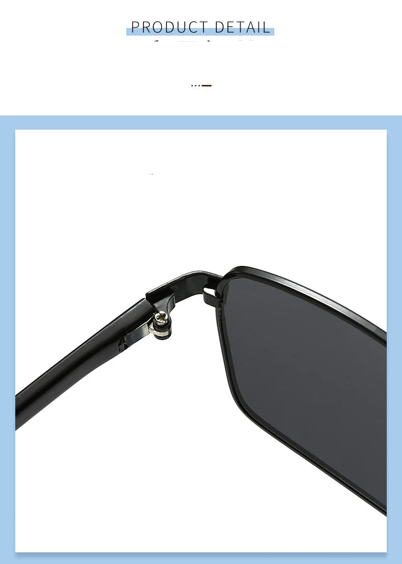 Quadratische Sonnenbrille für Männer und Frauen, modisch, klassisch, Retro, Vintage, Trenddesign, braune Gläser, UV400-Sonnenbrille, männliche und weibliche Brillen, 2026