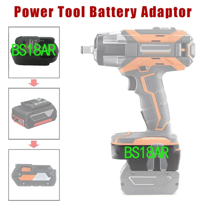 Bat618 Adapter Konverter Für Bosch 18V Batterie Für Makita Für Milwaukee Für Dewalt Für Hitachi Für Metabo Für AEG RIDGID maschine