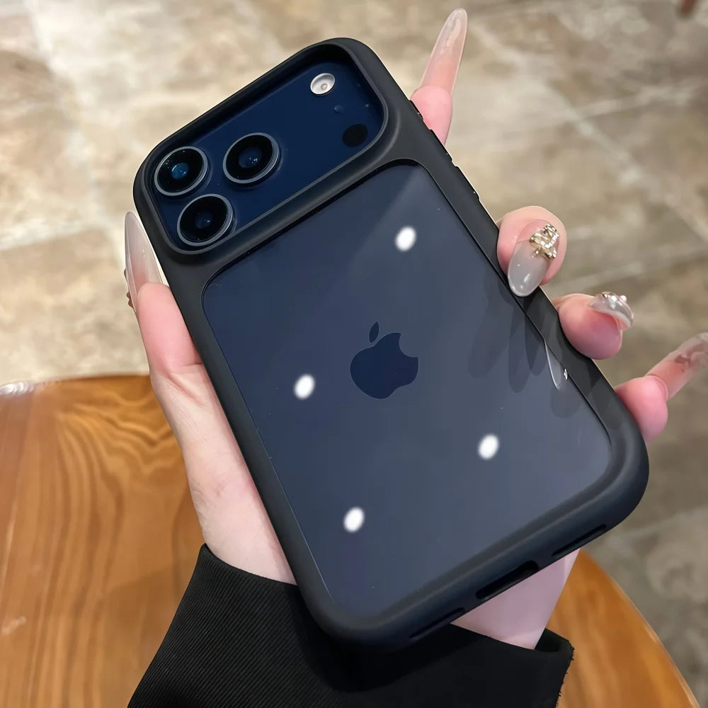 Intelligente Kamera-Touch-Taste, kristallklare Handyhülle für iPhone 17 Pro Max 17 Pro 17 Air, transparente, stoßfeste Abdeckung