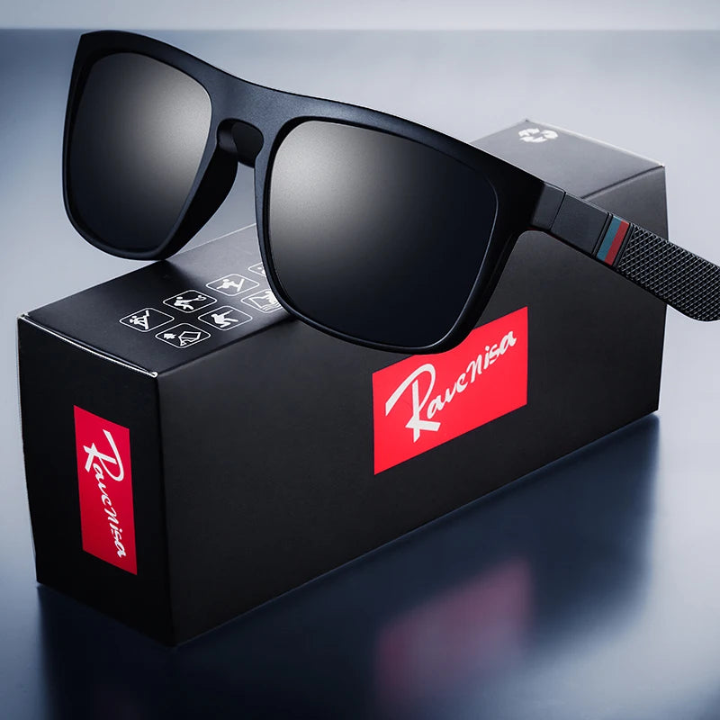Mode Quadrat Vintage polarisierte Sonnenbrille Männer Frauen Retro fahren Angeln Sonnenbrille UV400 Brillen