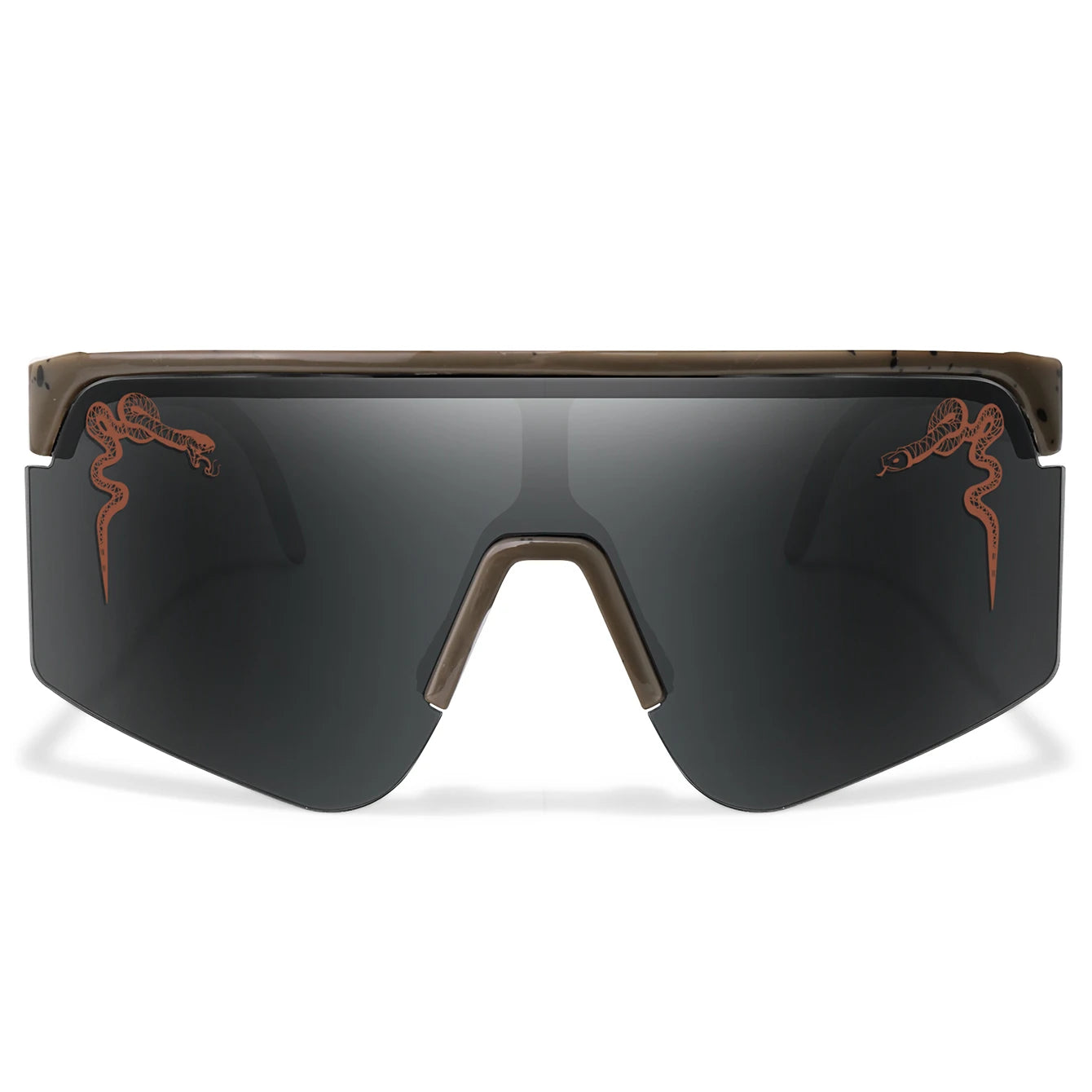 Herren Damen Radsport-Sonnenbrille Große Linse Winddicht UV400 Schutzbrille Outdoor-Sport Laufen Klettern Fahrrad MTB Brille