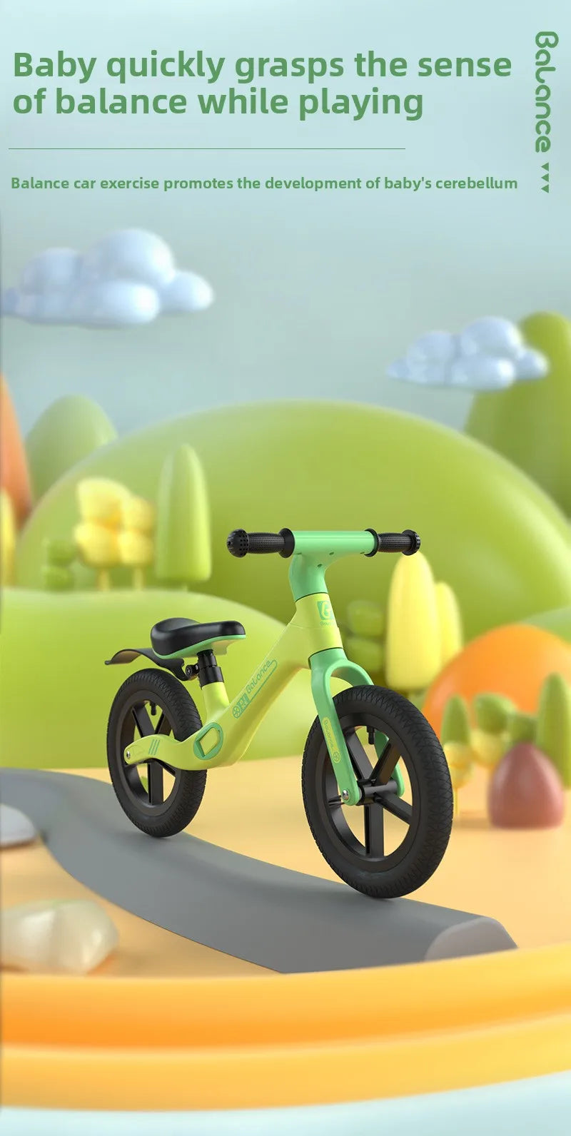 Laufrad für Kinder ohne Pedale, Schiebefahrrad für Babys, Schiebefahrrad für Kinder, Fahrrad