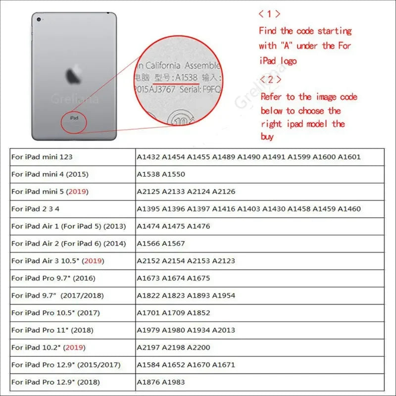 Für iPad 2 3 4 Fall PU Leder Tablet Abdeckung für iPad 9,7 6th 10,2 8th 9th 11th 2025 Air 11 2 3 4th 5th 10,9 Pro 11 Funda Capa