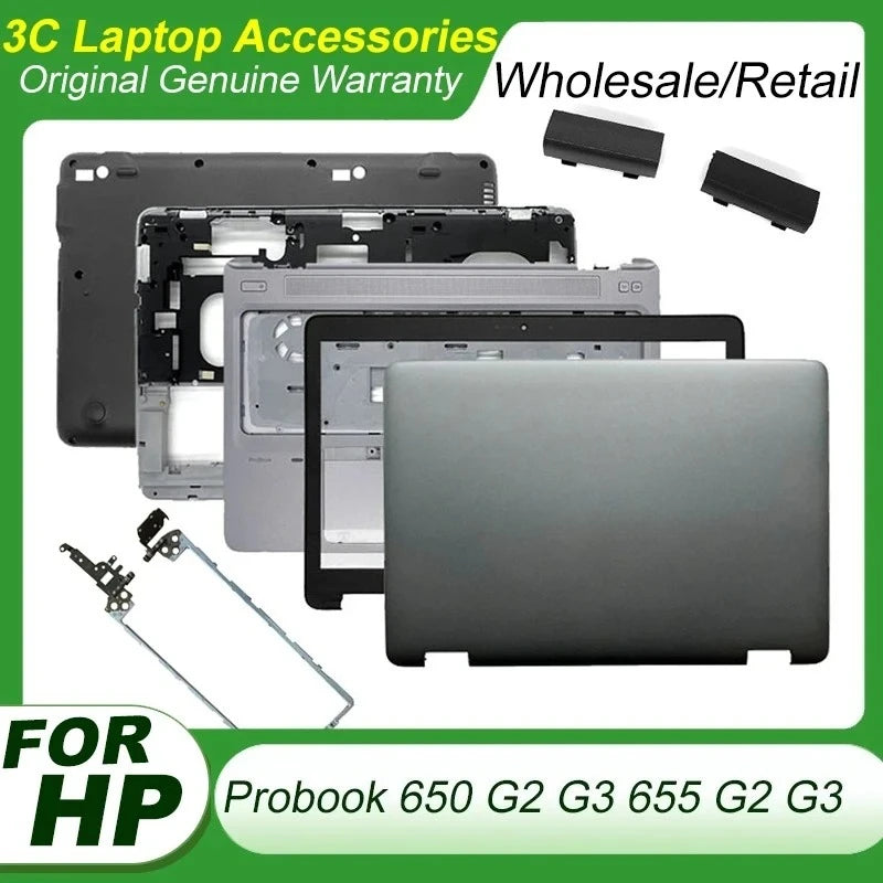 Neue ersetzen Laptop-Hülle für HP Probook 650 G2 G3 655 G2 G3 LCD-Rückseite Frontblende Handballenauflage Untergehäuse 840724-001 840726-001