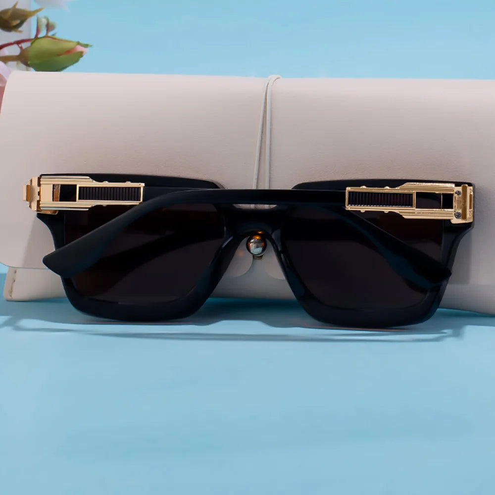 Luxus Vintage 2025 Design Quadratische Sonnenbrille Für Männer Mode Übergroßen Anti-Reflektierende UV400 Driving Shades Frauen Brillen