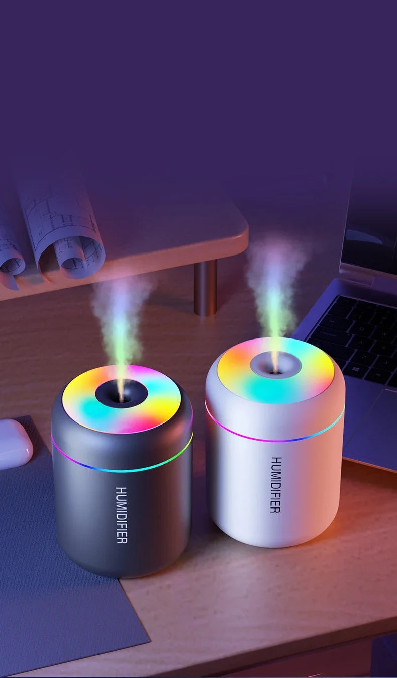180ML Mini Luftbefeuchter USB Elektrische Aroma Diffusor Ätherisches Öl Reiniger Aromatherapie Nebel Maker Lichter Für Auto Hause Schlafzimmer