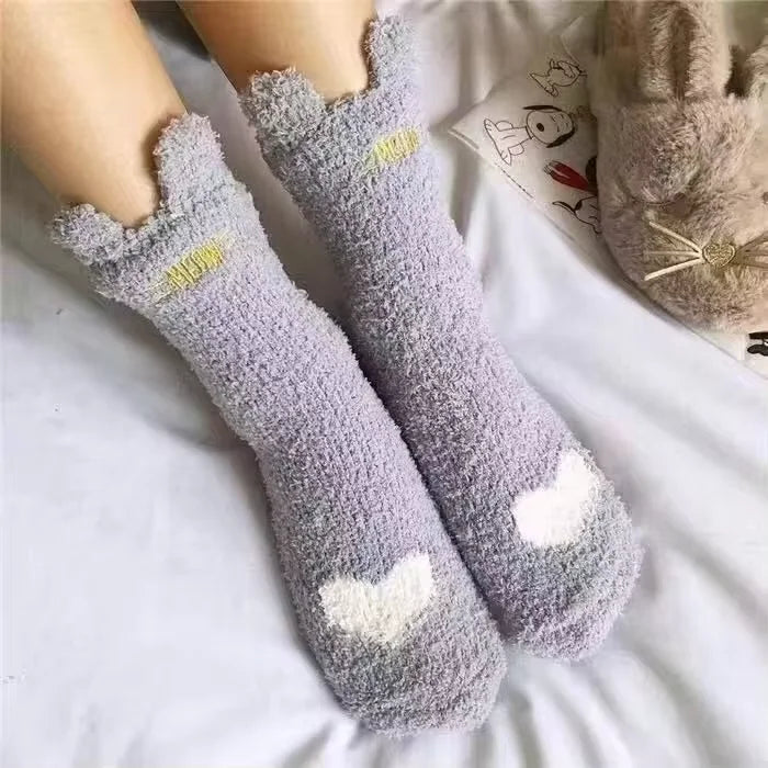 10 Paar Damen-Socken mit Cartoon-Muster, trendige und modische, vielseitige Socken, leichte, atmungsaktive, bequeme Freizeitsocken