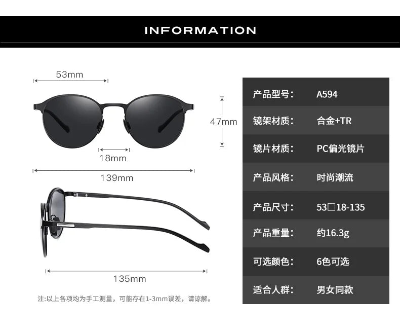 Polarisierte Sonnenbrille Fahren UV400 Schutz Sport Unisex Metall Brille Mode Blenden Halbrahmen Männer Fahrrad T522