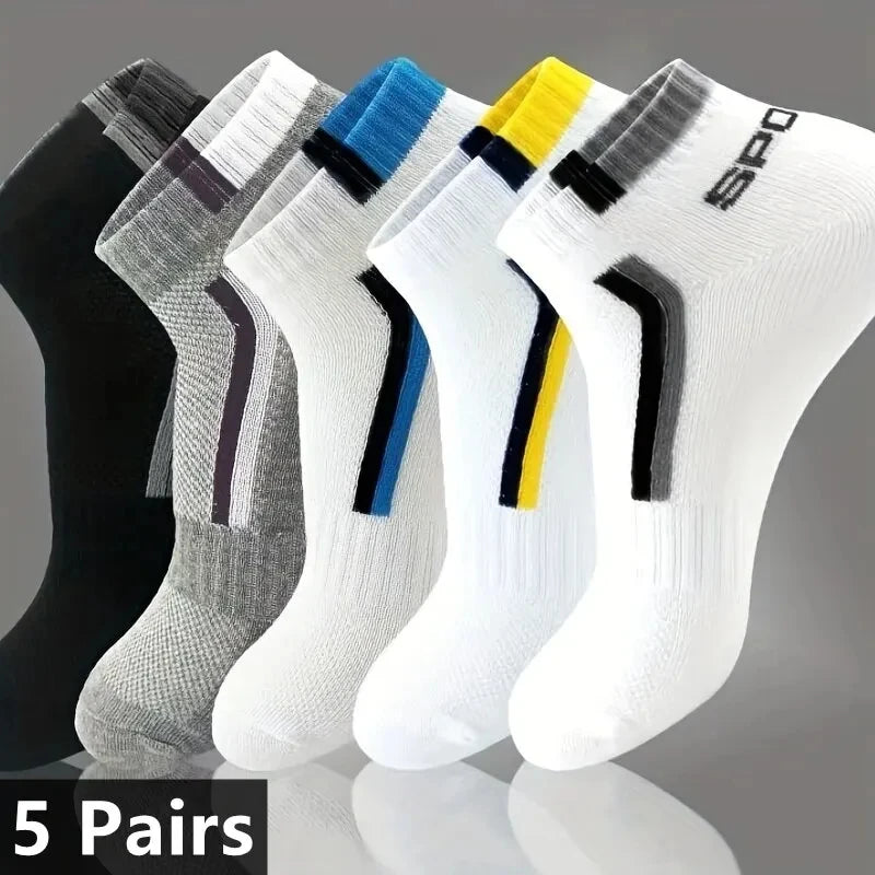 10/5/3pairs Atmungsaktive Con Sport Strümpfe Männer Bambus Faser Herbst und Winter Männer Socken Schweiß Absorption Deodorant business Sox
