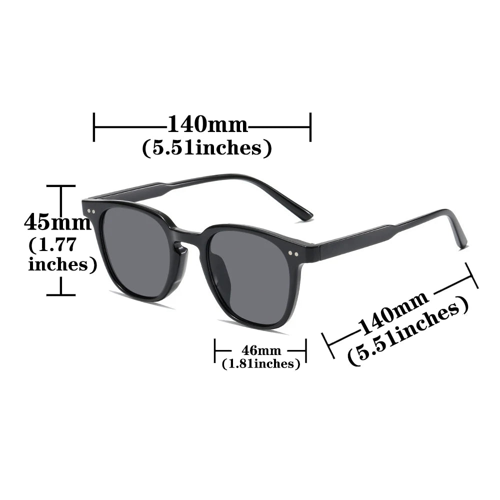 Neue Vintage Quadratische Sonnenbrille für Damen und Herren Luxusmarke Kleine Runde Sonnenbrillen Kleine Brillen für Männer und Frauen