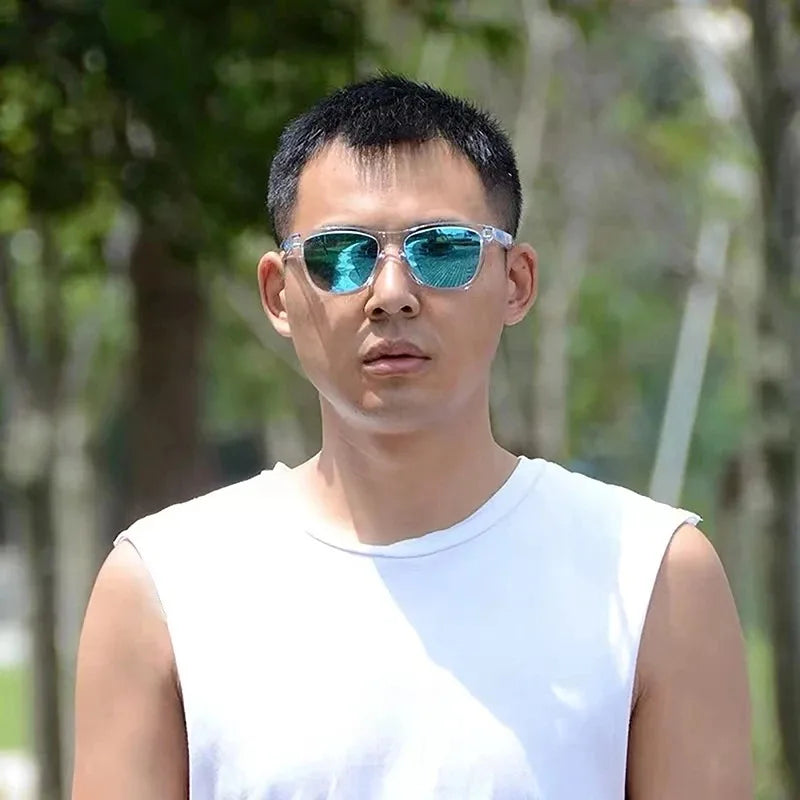Sonnenbrille für Herren Anti-UV Sonnenbrille Beschichtete Gläser Fahren Angeln UV-Schutz Sonnenbrille Outdoor-Sportbrille Neu