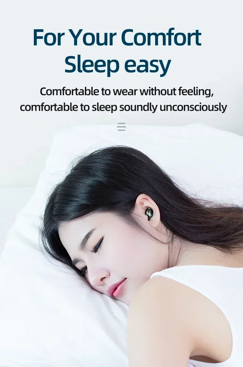 Tws F9-5 Kopfhörer Bluetooth 5,3 drahtlose Kopfhörer Hifi Stereo Sport wasserdichte Ohrhörer Headset Hörgeräte mit Mikrofon Freis prec heinrich tung