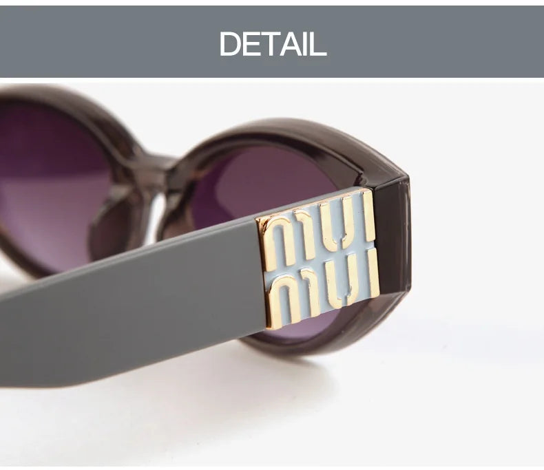 2025 Glamouröse Mode-Sonnenbrille für Damen Luxuriöse Ovale Designer-Brille für Herren Trendige Klassische Marken-Unisex-Brille UV400-Schutz